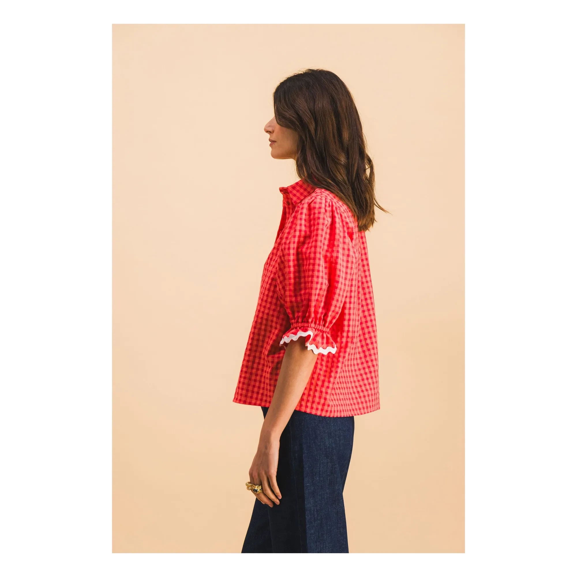 Elise Chalmin - Jim Cotton Shirt | Red