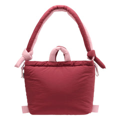 Olend - Ona Soft Bicolore Bag | Cherry Red