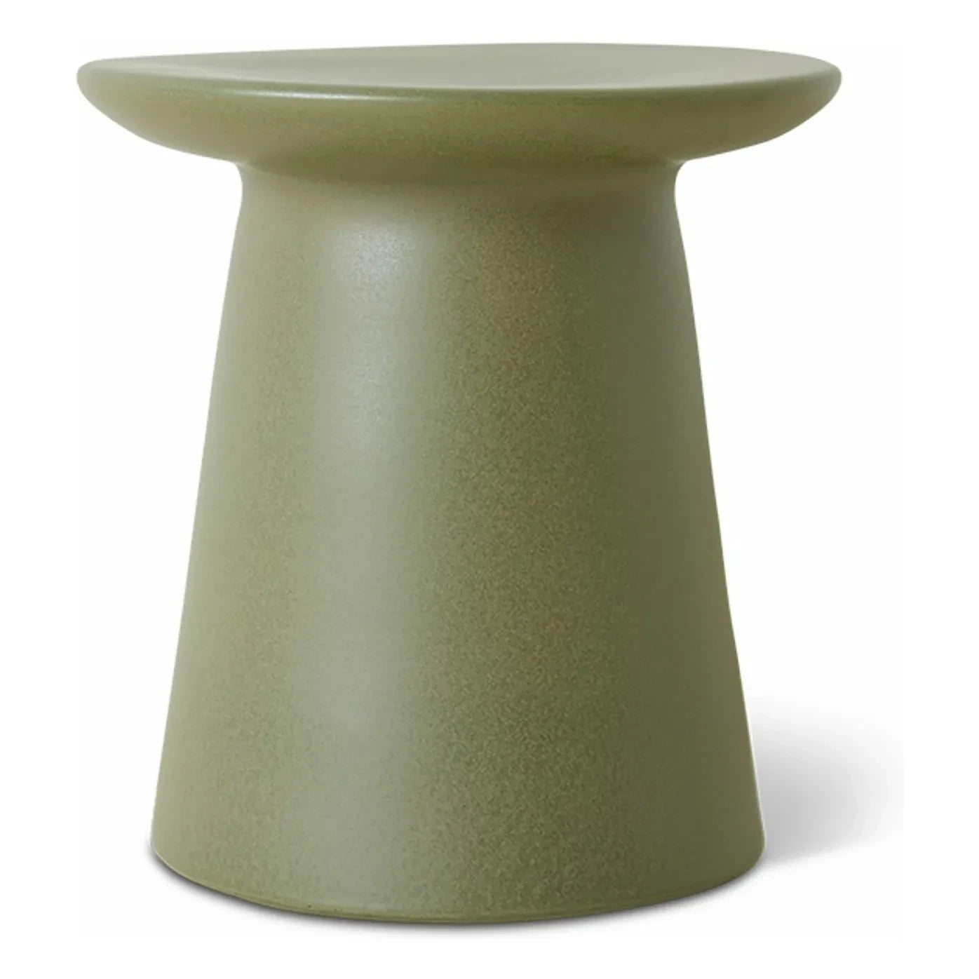 HKliving - Earthenware Side Table | Khaki