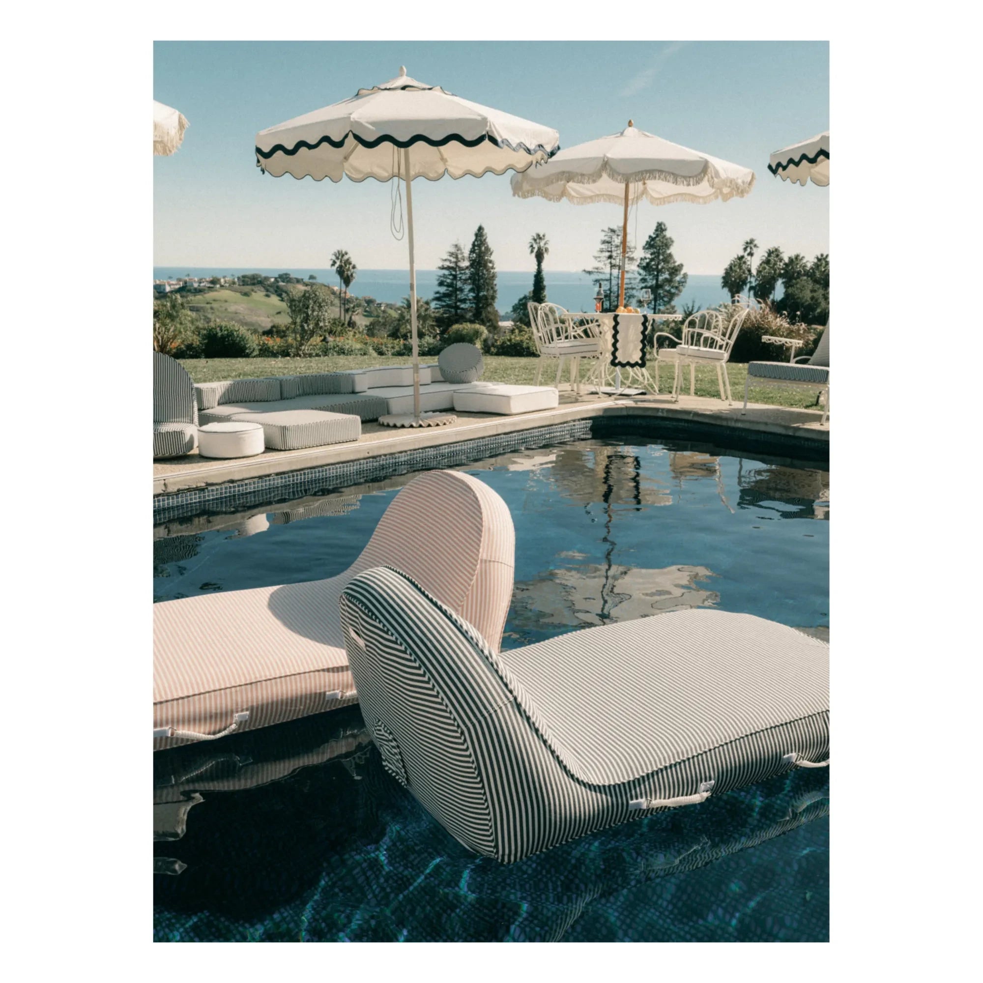 Business & Pleasure Co. - Floating Pool Mattress | Navy Blue