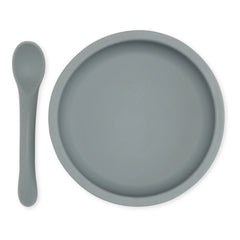 Konges Sløjd - Silicone Bowl and Spoon | Blue