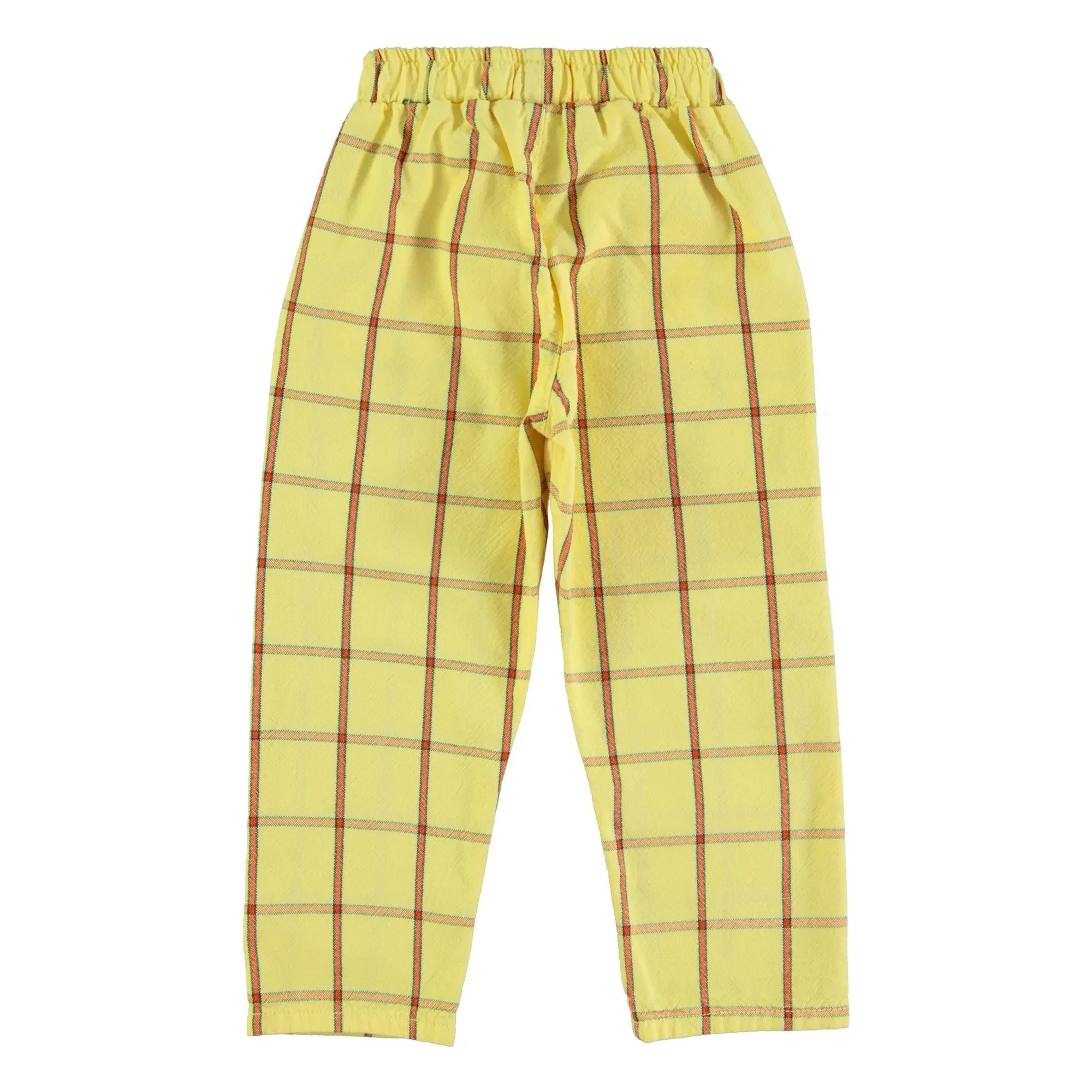 Piupiuchick - Checkered Pants | Light Yellow