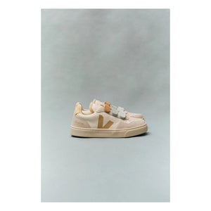 Veja - Veja x Bonpoint Small V-90 Leather Sneakers | Gray