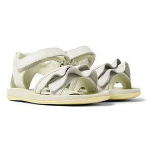 Camper - Bicho Baby Ruffle Sandals | White