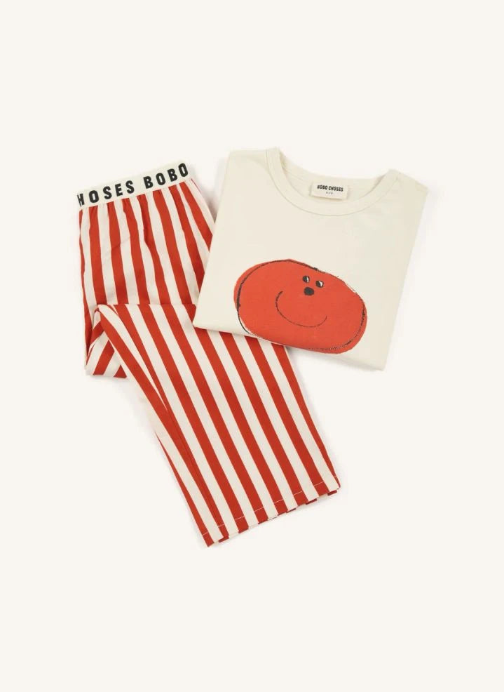 Bobo Choses - Bobo Choses Organic Cotton T-Shirt and Pants Set | Red