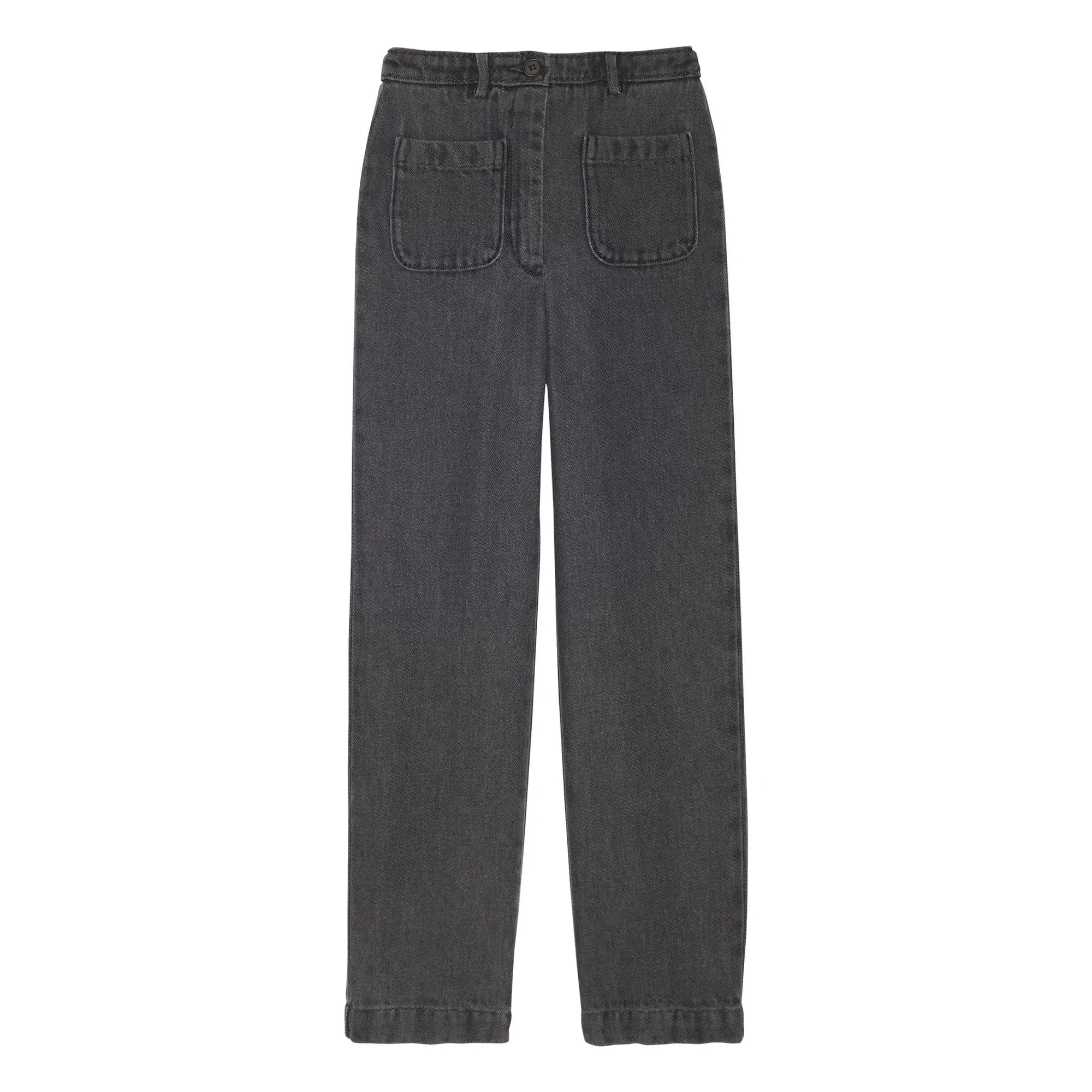 Hartford - Parlatılmış Denim Pantolon | Gri