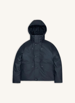 Rains - Nome Short Parka Jacket W3T3 | Navy