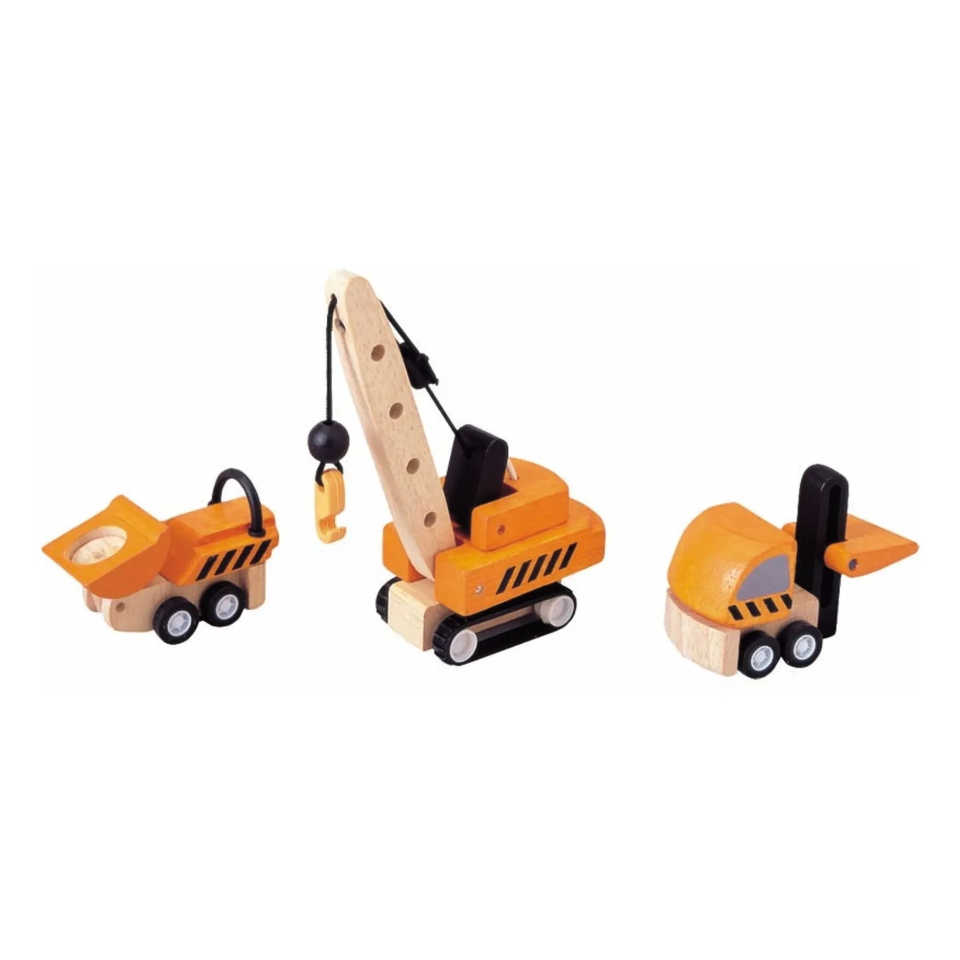 Plan Toys - İnşaat araçları - 3'lü set