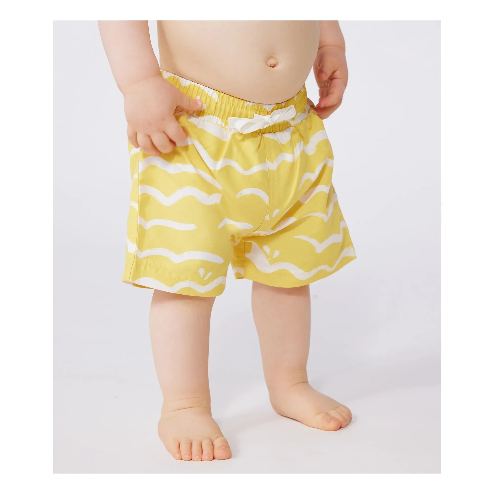 Petit Bateau - Recycled Fiber Swimsuit Shorts | Yellow