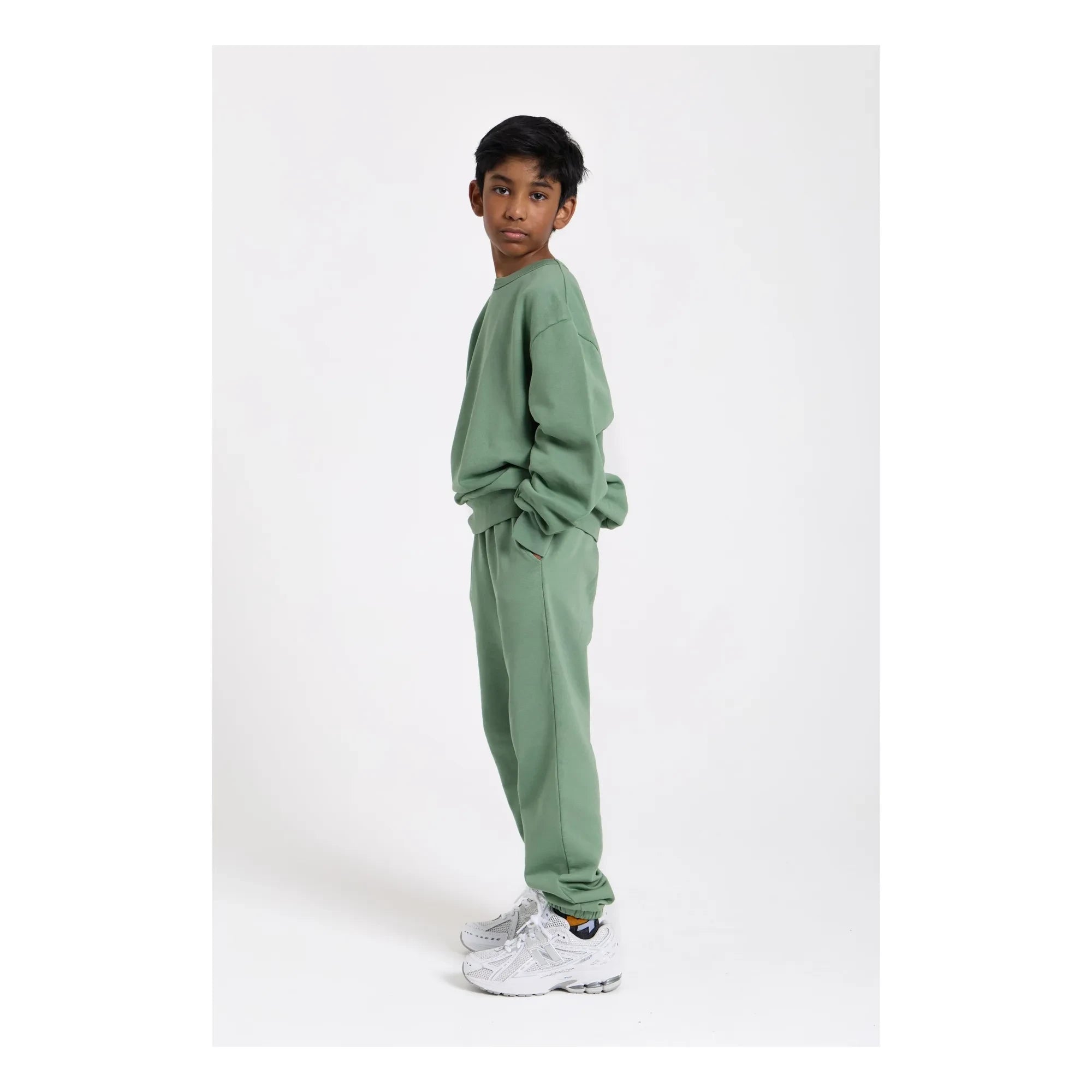 Smallable Kid - Rush organik pamuk jogger | Haki