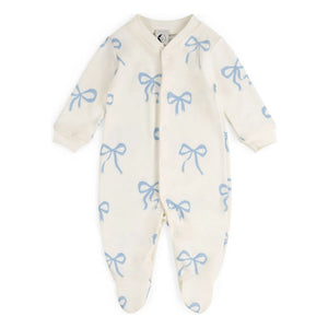 Sleepy Doe - Drawstring footed pajamas Organic cotton | Ecru