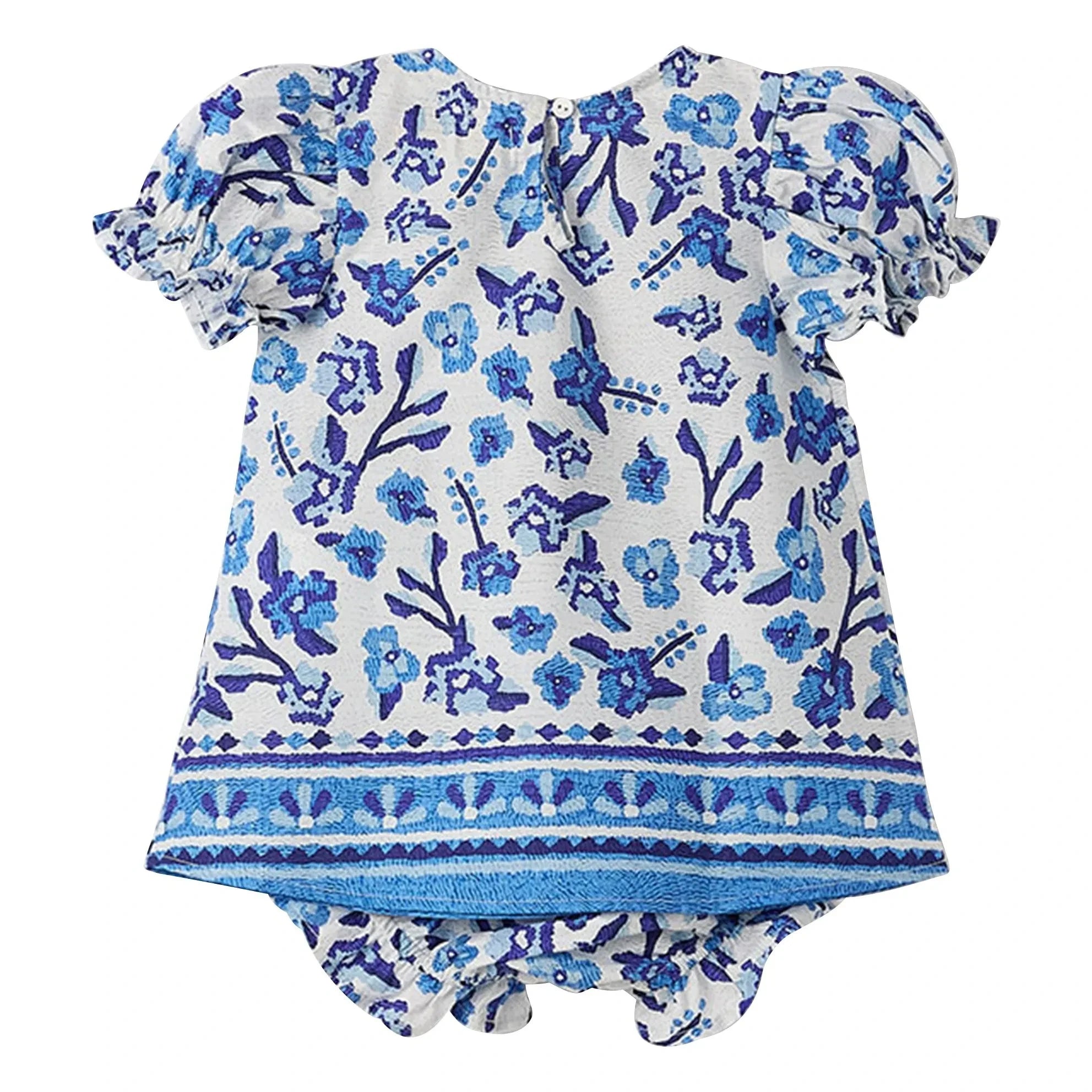 Fabula - Jardin de Fleurs Romper | Blue