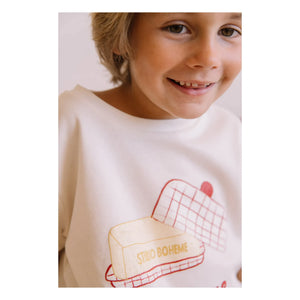 Studio Bohème - Essential Organic Cotton Butter Dish T-Shirt | Ivory
