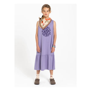 Hundred Pieces - Lyra Organic Cotton Sleeveless Dress | Lavender