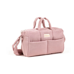 Minikane - Cotton Fleece Diaper Bag for Dolls | Pink