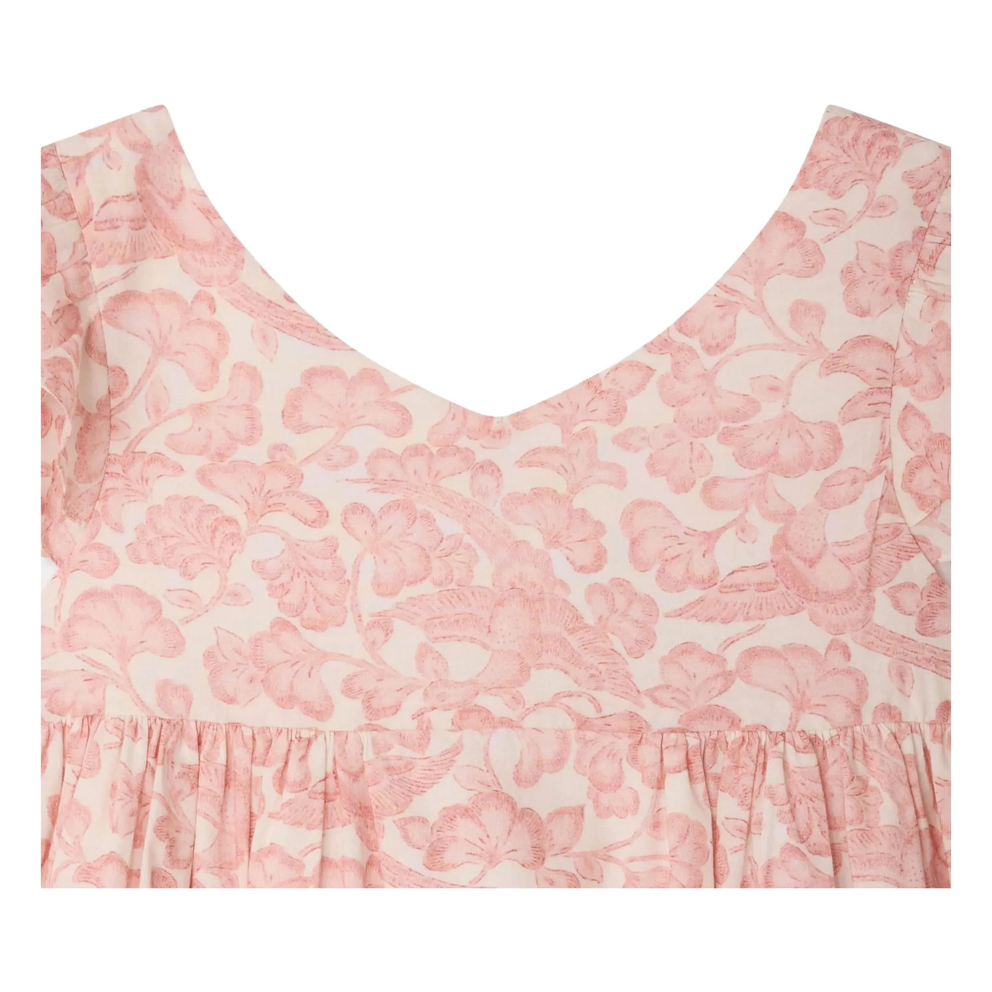 Bonpoint - Galantine Fleurie Dress | Powder Pink