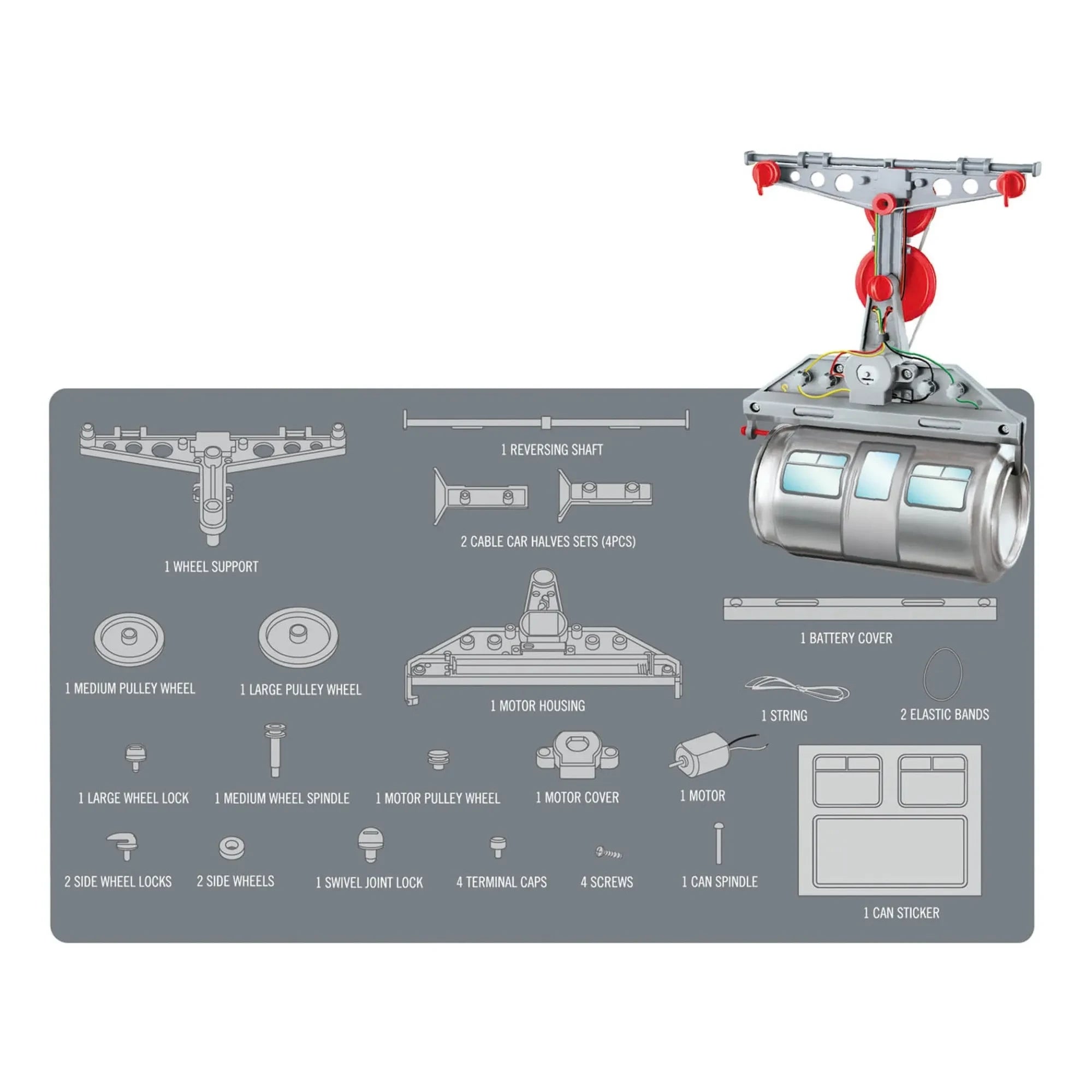 Create Your Own Tin Box Cable Car