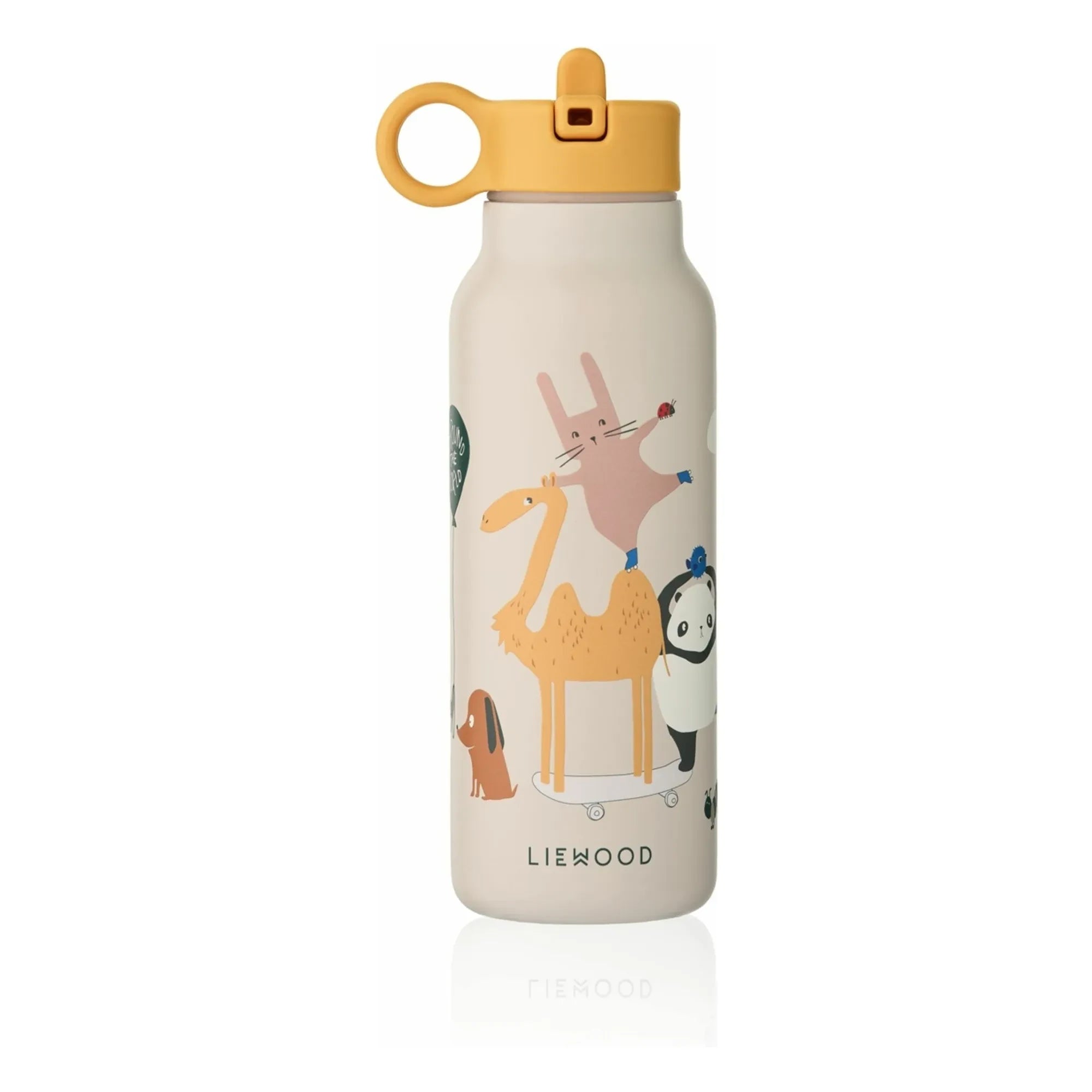 Liewood - Falk Bottle - 350 ml | Around the World/Sandy