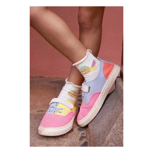 Bonton - Board Easy Lace-up Sneakers | Candy Pink