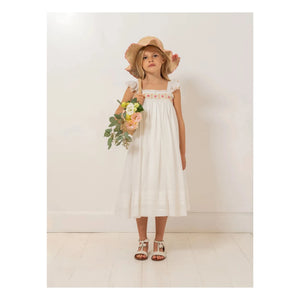 Bonpoint - Laora Organic Cotton Dress | Ecru