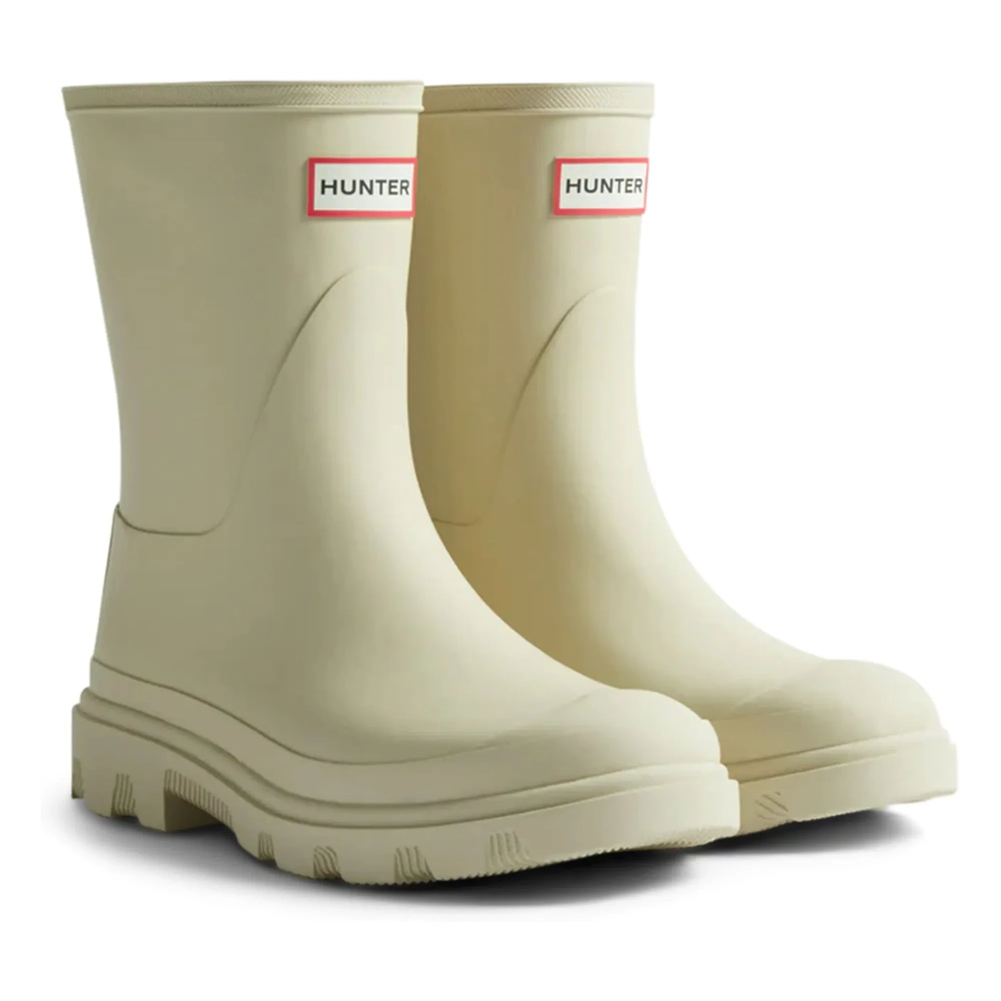 Hunter - Downpour Rubber Short Boots | Ivory