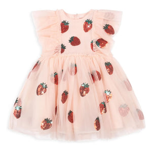 Konges Sløjd - Yvonne Strawberry Tulle Dress | Pink