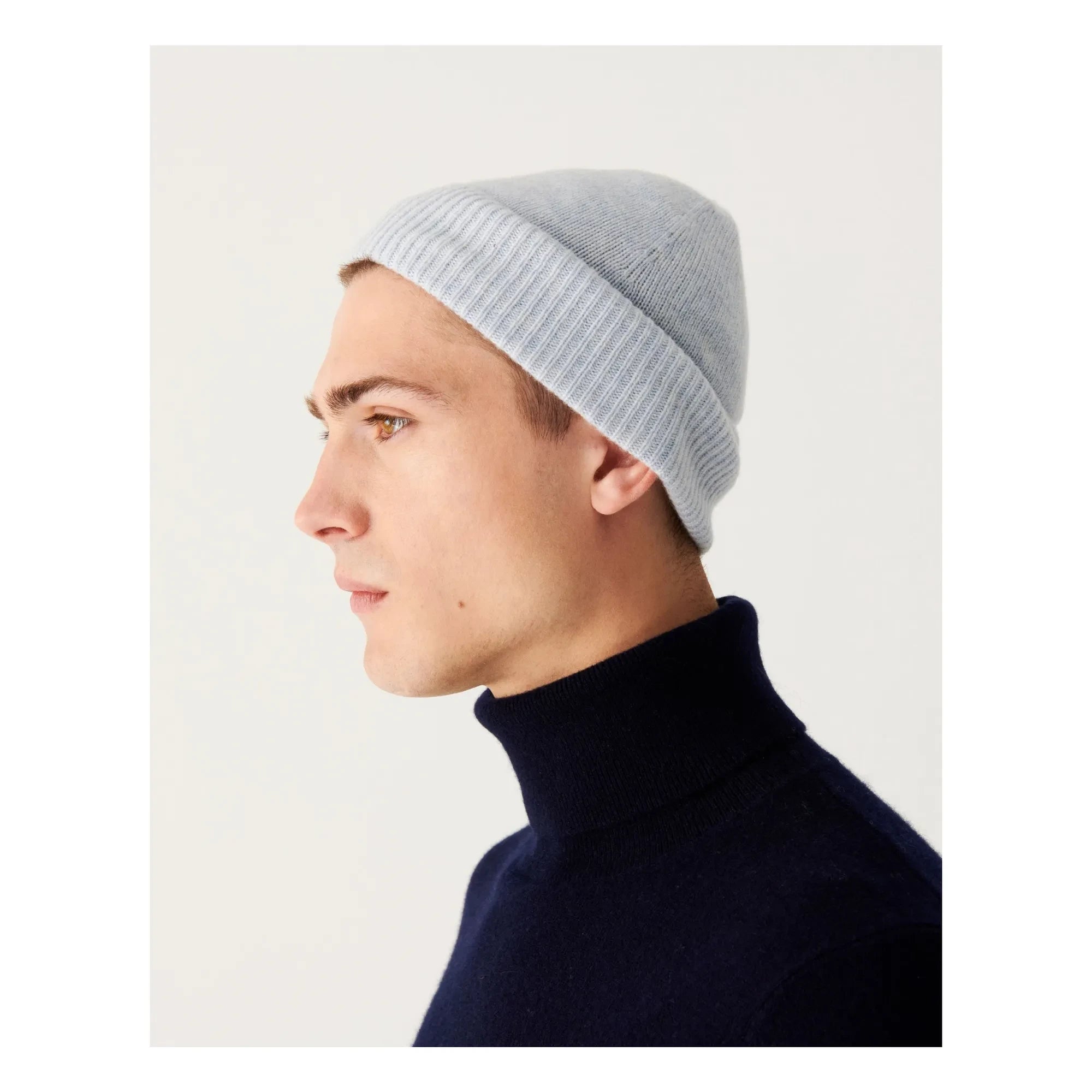 Bompard - Classic Cashmere Beanie | Silver Gray