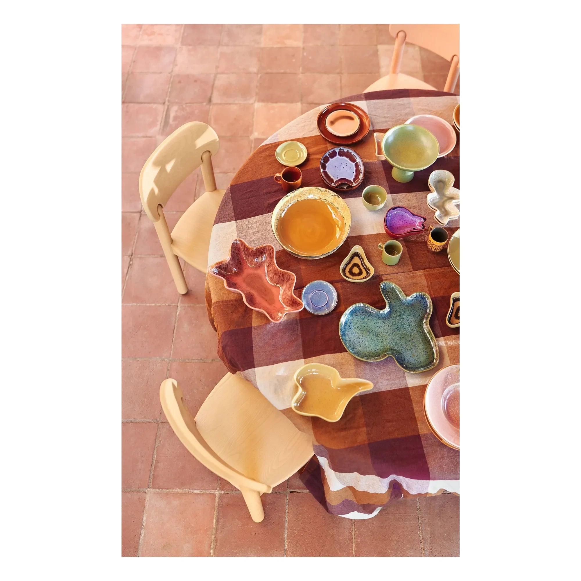 HKliving - Stoneware Coffee Cup | Orange