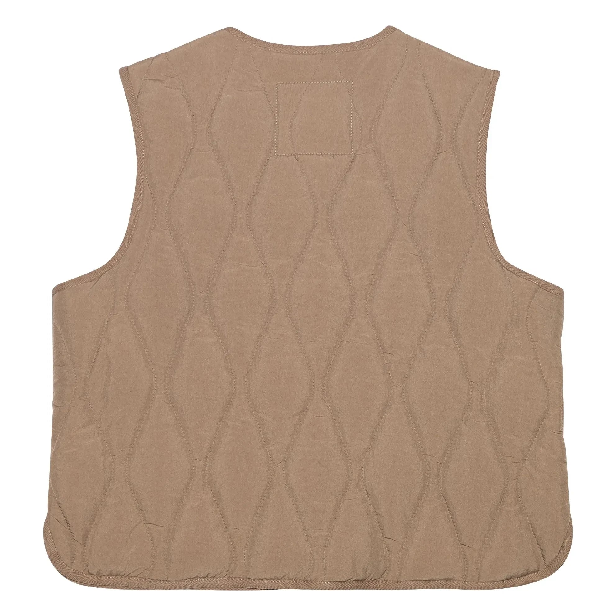 Smallable Kid - Sleeveless Quilted Cheer Jacket | Dark Gray
