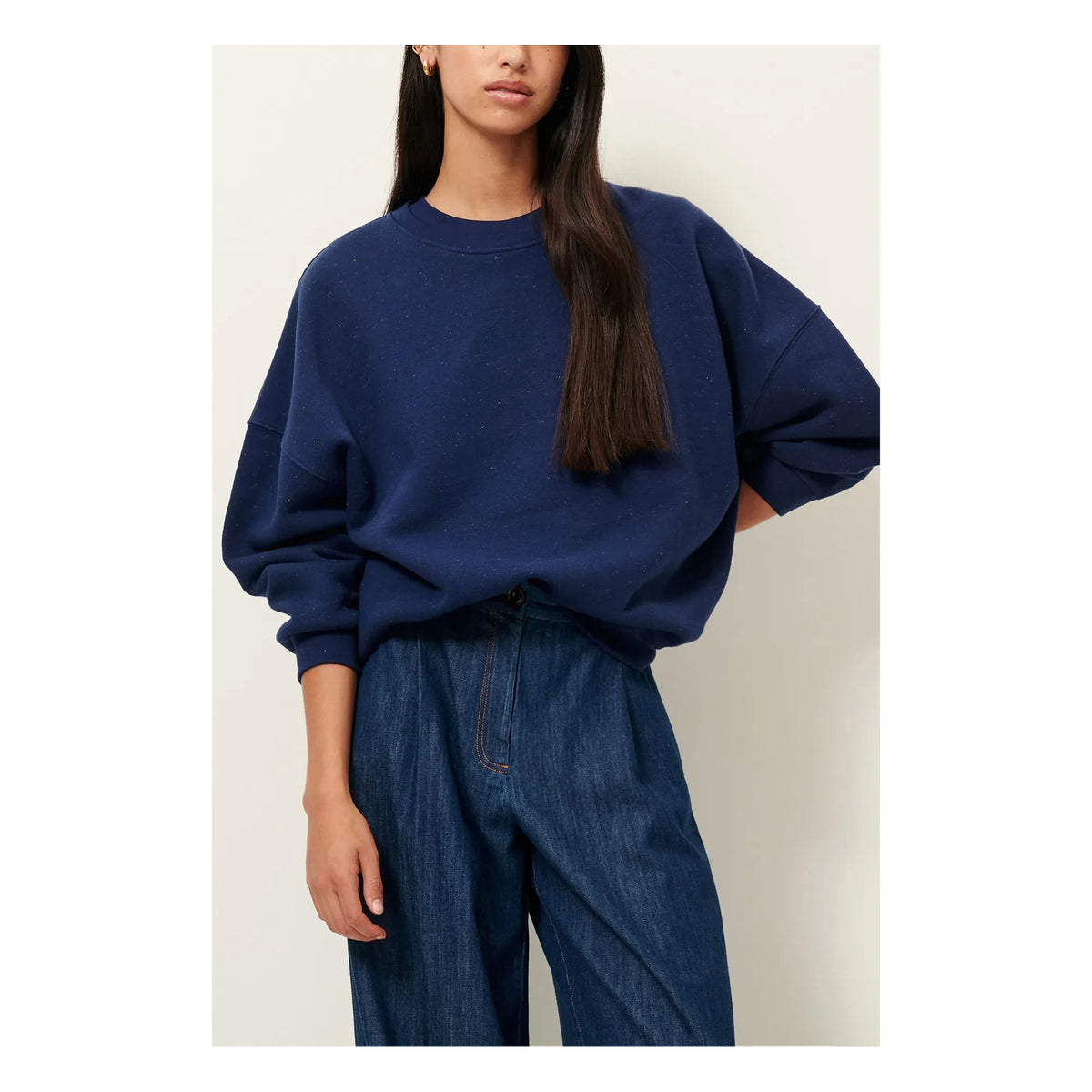 Sessùn - Chebbi Cotton Sweatshirt | Navy Blue