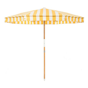Business & Pleasure Co. - Amalfi Striped Sun Umbrella | Yellow
