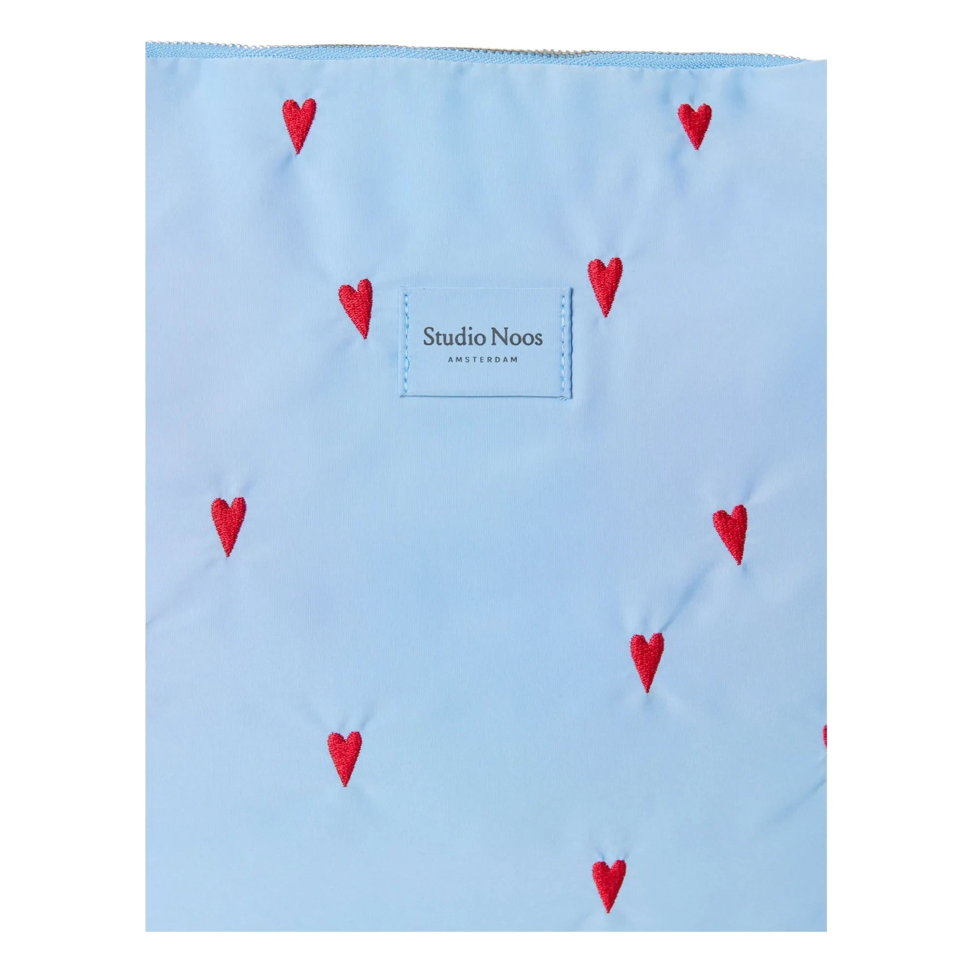 Studio Noos - Puffy Hearts baby care bag | Light blue