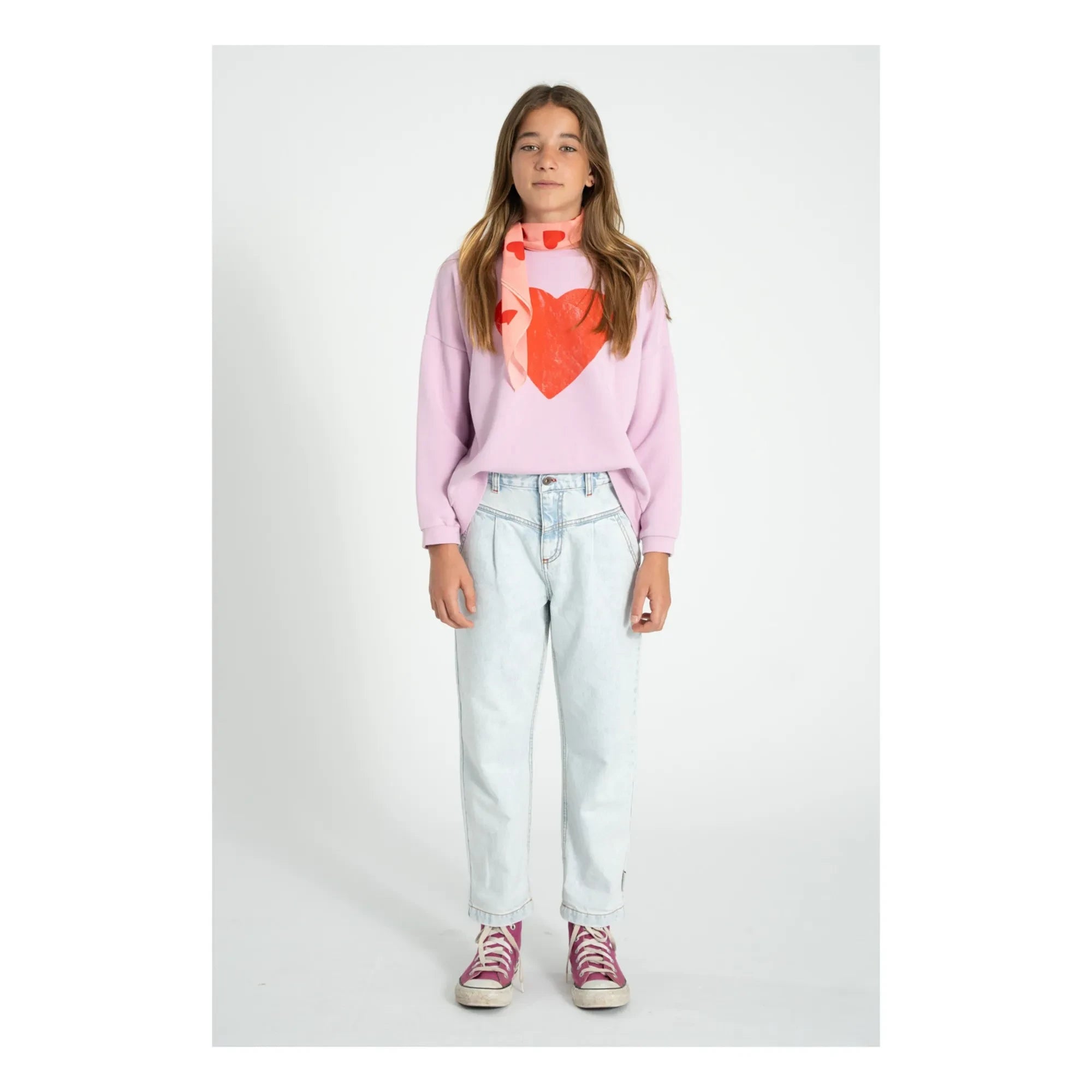 Piupiuchick - Kalp Fular | Pembe