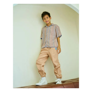 Gingersnaps - Matte Patch Pants | Beige