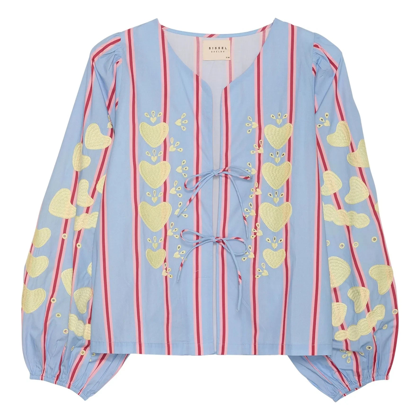 SISSEL EDELBO - Elisabeth Organic Cotton Blouse | Blue