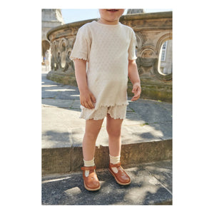 Copenhagen Colors - Pointelle T-Shirt | Pale Yellow