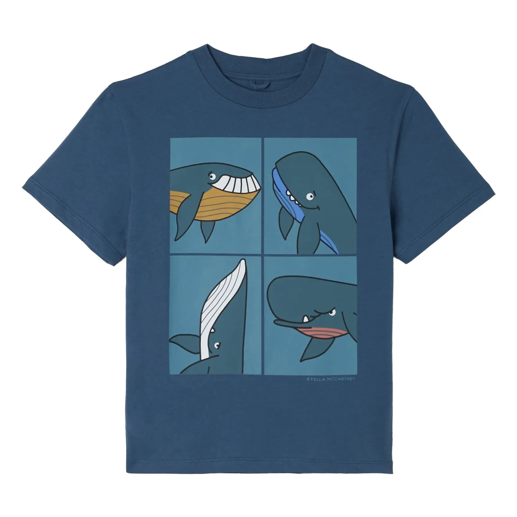 Stella McCartney Kids - Whale T-Shirt | Blue