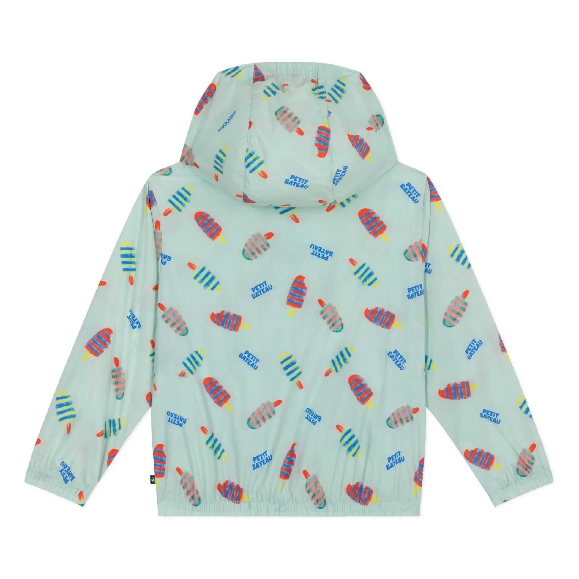 Petit Bateau - Floral Pattern Raincoat | White