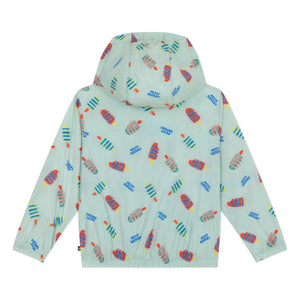Petit Bateau - Floral Pattern Raincoat | White