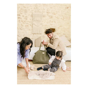 Adorna - Linen Night Bag | Khaki