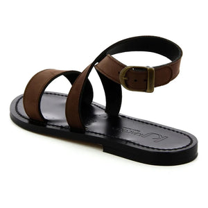 K.Jacques - Calfat Nubuck Sandals | Brown