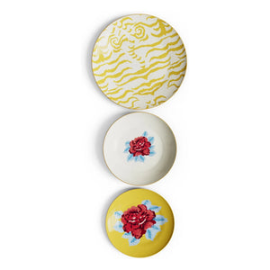 Lisa Corti - Indian Tiger Plate Set - 3-Piece Set | Gold