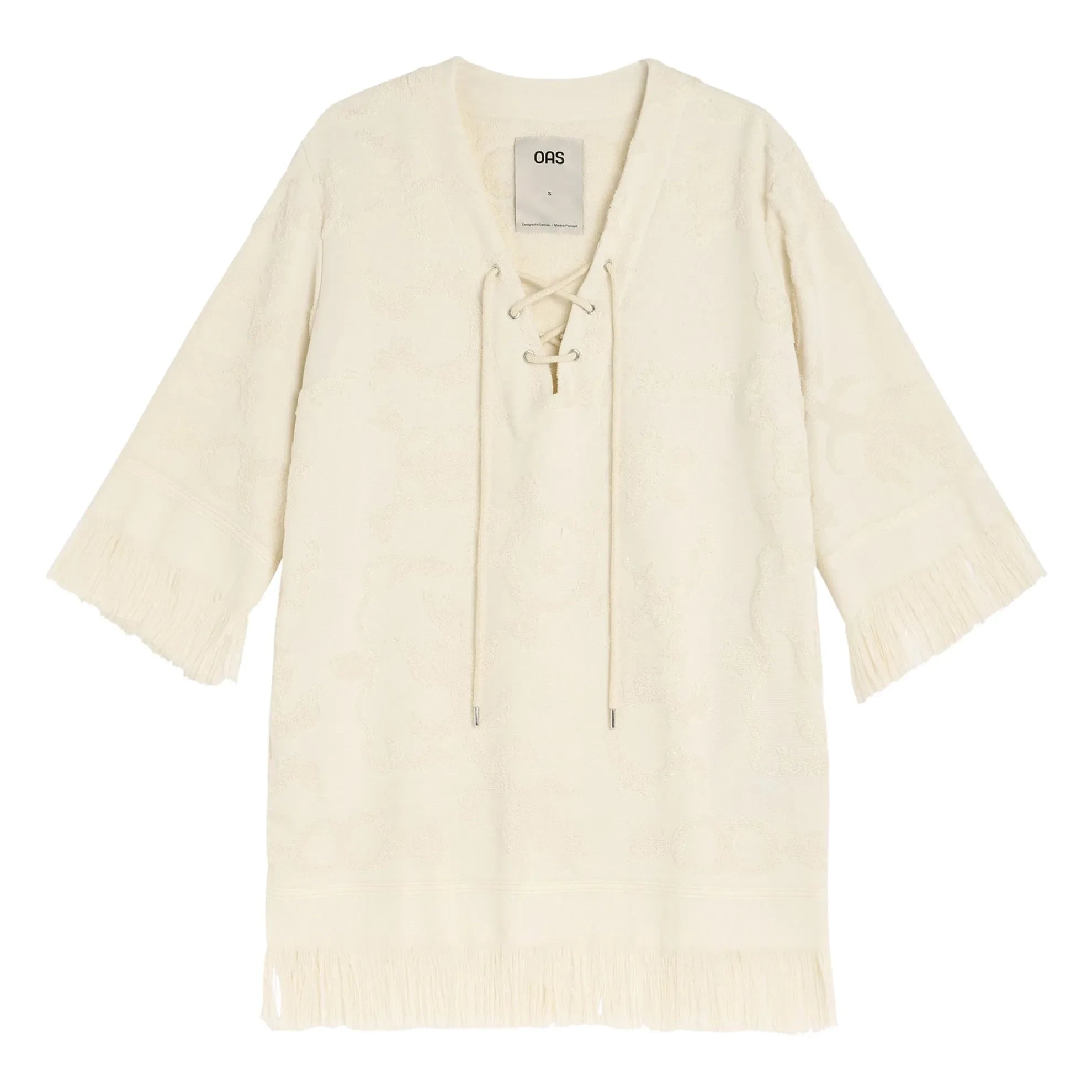 OAS - Fosca Miki Textured Dress | Ivory