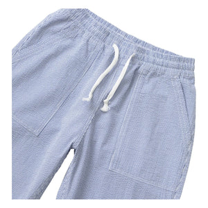 Service Works - Peach Striped Seersucker Pants | Light Blue