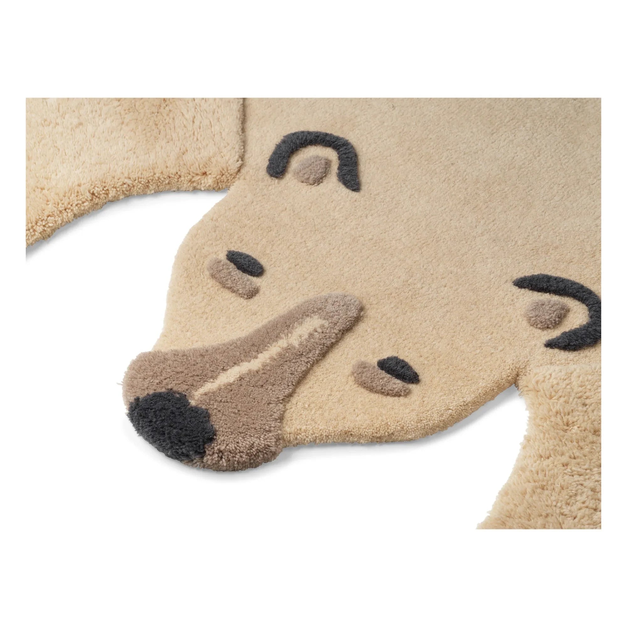 Ferm Living Kids - Embossed Polar Bear Rug | Off White