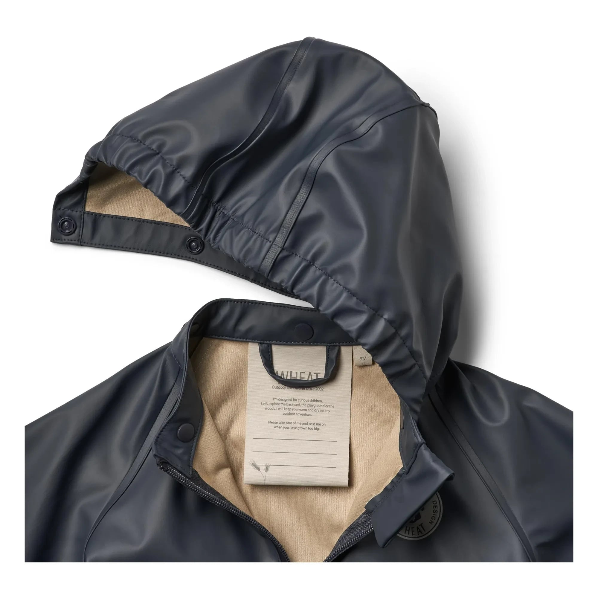 Wheat - Charlie waxed recycled fibers | Navy Blue