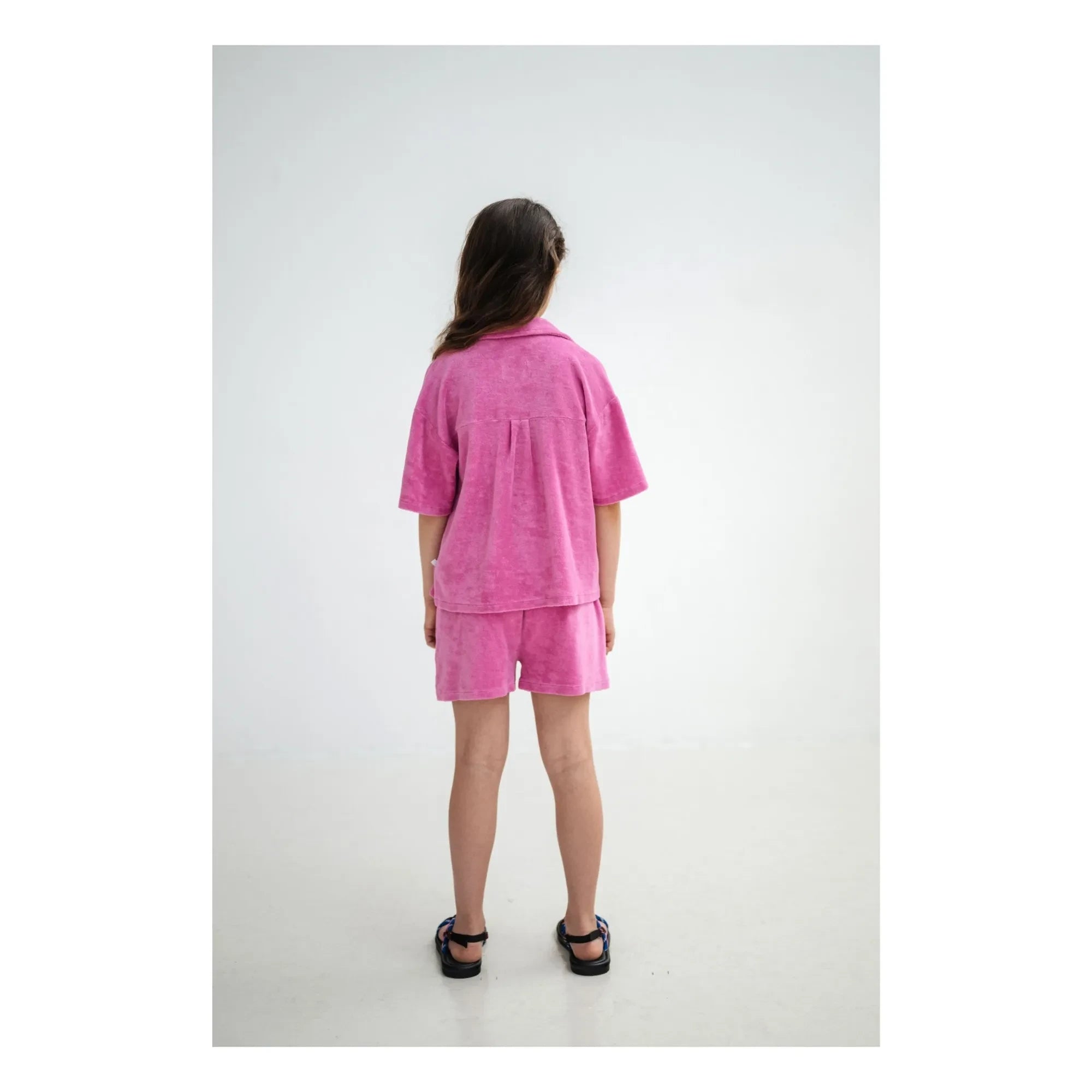 Repose AMS - Organic Cotton Towel Shirt | Pink
