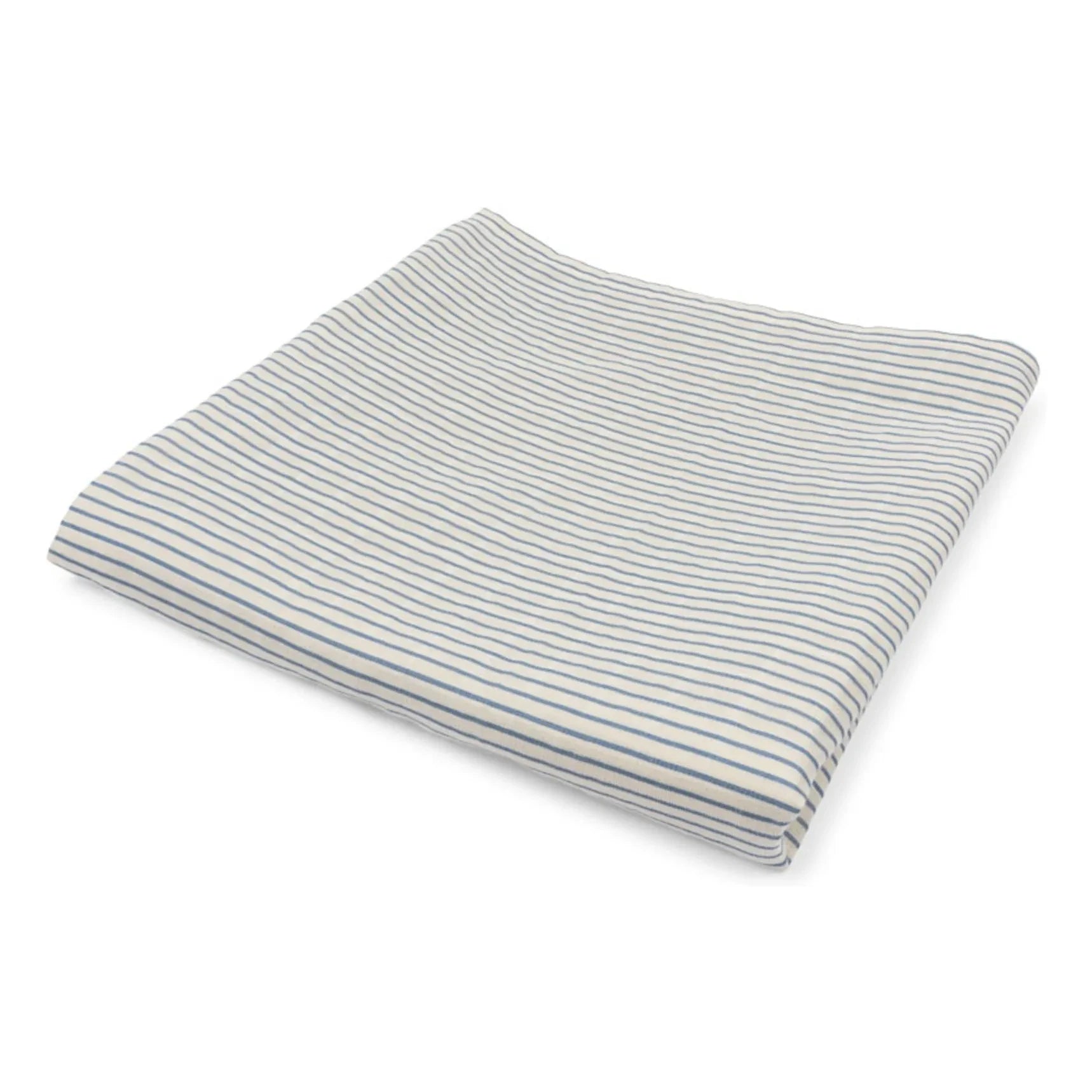 Konges Sløjd - Striped Organic Cotton Swaddle | Blue