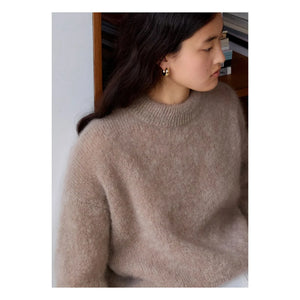Surprise Paris - Jane Super Kid Mohair Sweater | Gray Brown