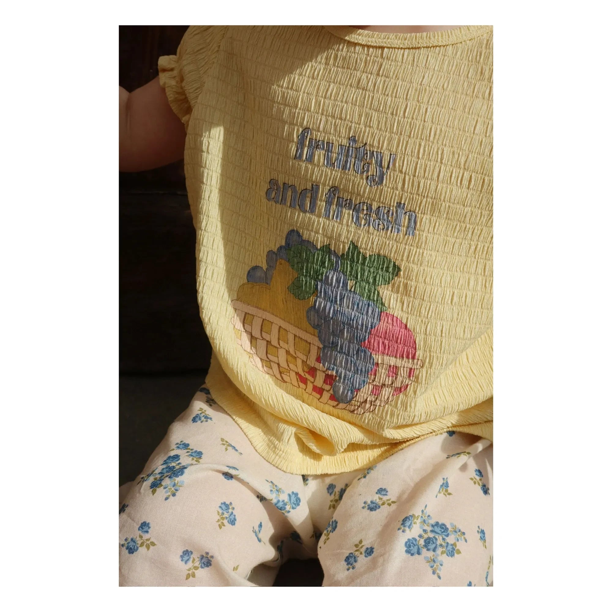 Konges Sløjd - Pacey Berries Organic Cotton Pants | Ecru